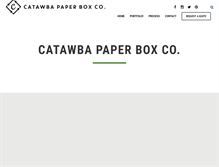 Tablet Screenshot of cpbox.com